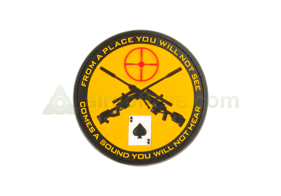 JTG 3D Rubber Sniper Patch - Yellow