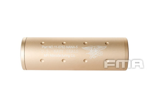 FMA Navy Seals Stubby Silencer - 107mm - Desert Tan