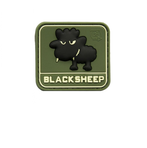 JTG 3D Rubber Black Sheep Patch Small - Forest
