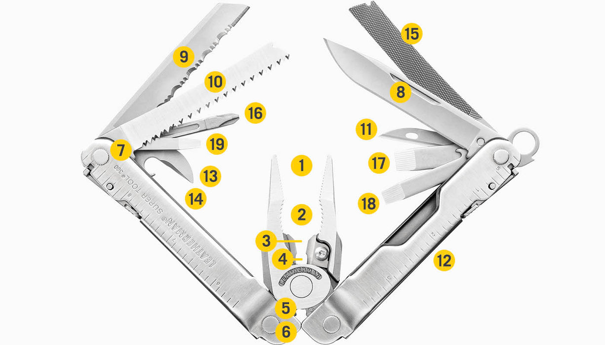 Leatherman Super Tool 300 Multi-tool with Nylon Sheath - Black