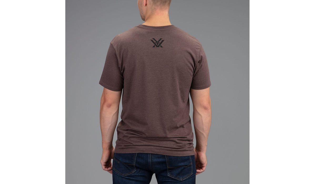 Vortex Optics Core Logo T-Shirt - Brown Heather