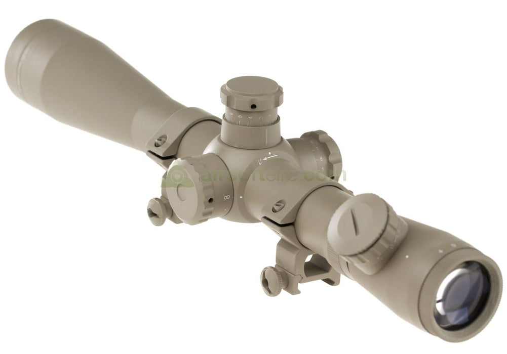 Aim-O 3.5-10x40E SF Tactical Scope - Tan