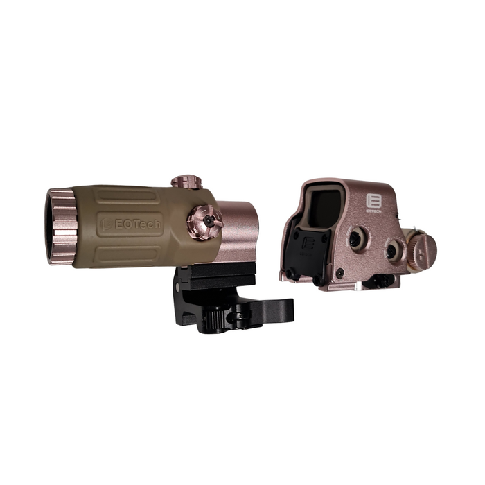 Aim-O Holographic Hybrid Sight EXPS with G33 Magnifier - FDE/Rose Gold