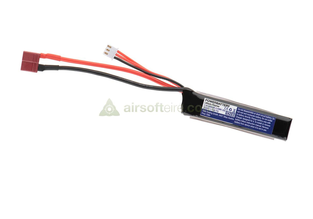 Pirate Arms 7.4V 600mAh Li-Po Battery - Deans