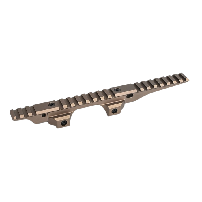 WADSN Picatinny Riser Mount for Red Dot w/ Magnifier & PEQ - Tan