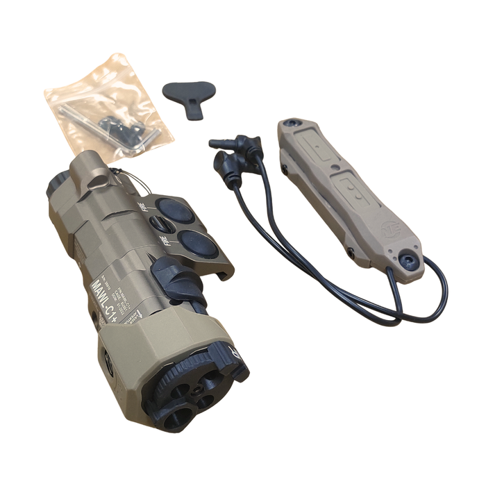 WADSN MAWL-C1+ Light/Laser/IR (Aluminium) + Dual Remote Switch - Tan