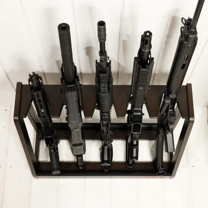 Laylax Wood Gun Rack 600-480DB - Black (Satellite)