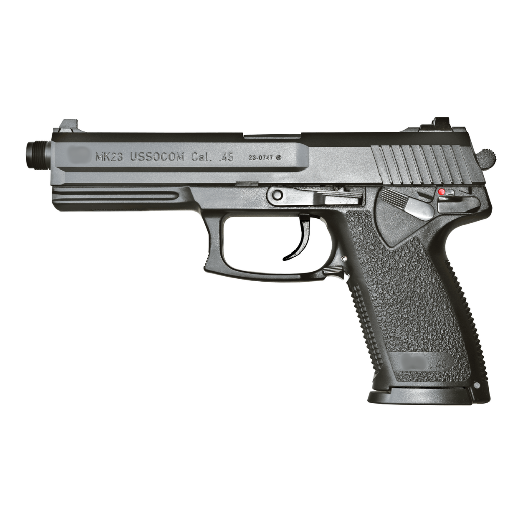 トイガン KSC MK23 SOCOM PISTOL CO2 KSC Mk23 Socom Co2 Blowback Pistol - Tan | Land Warrior