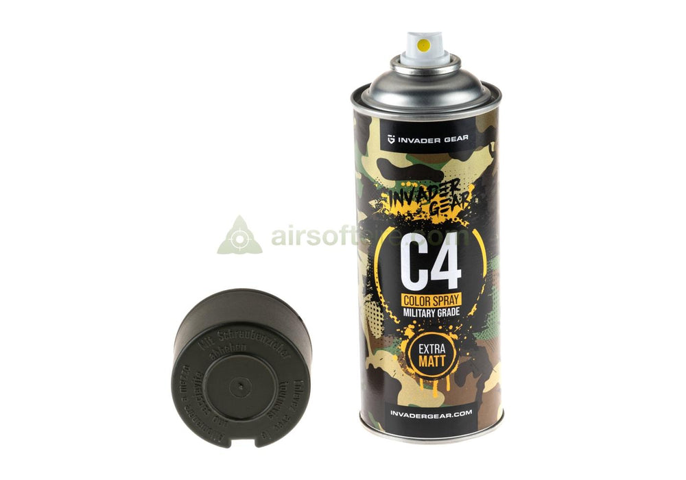 Invader Gear C4 Mil Grade Color Spray RAL 6008 - Olive Drab