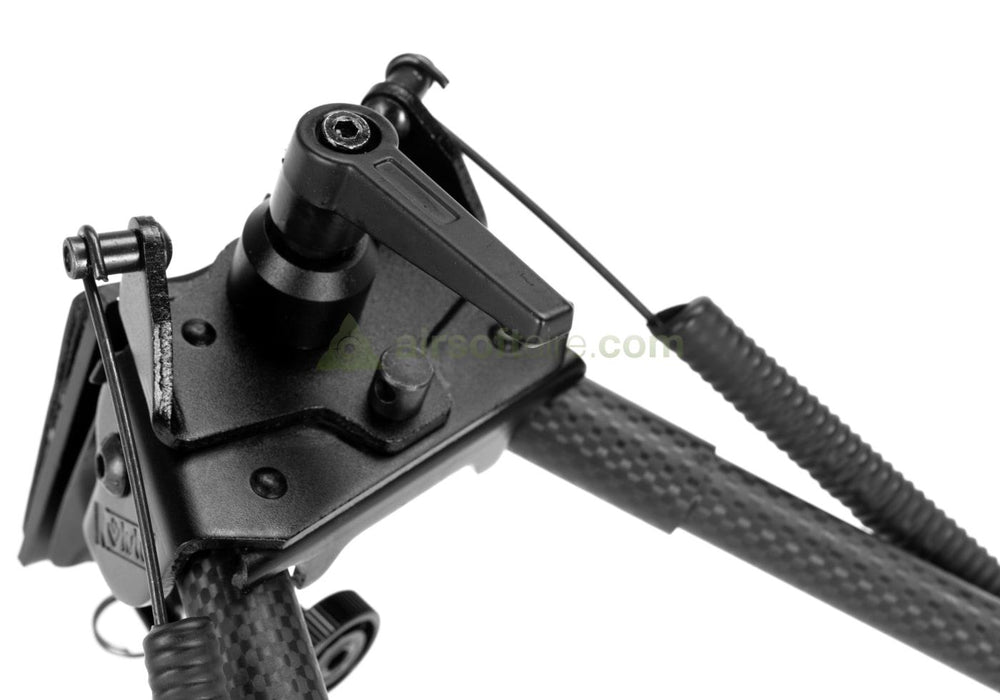 RokStad Carbon Fiber 9-13.5" Bipod - QD Stud / RIS 20mm Rail
