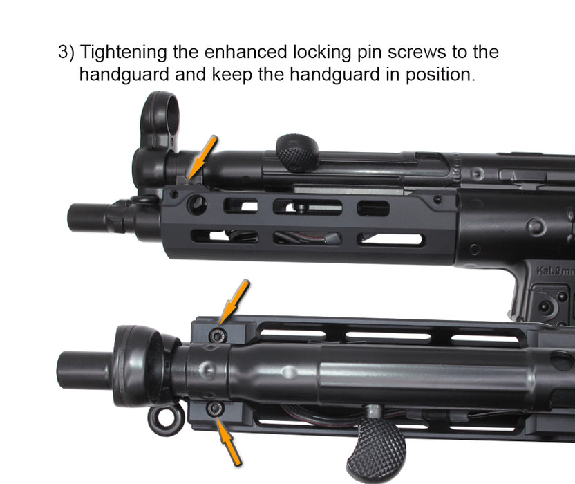 Wii Tech Monolithic Handguard - Tokyo Marui MP5 Recoil Shock