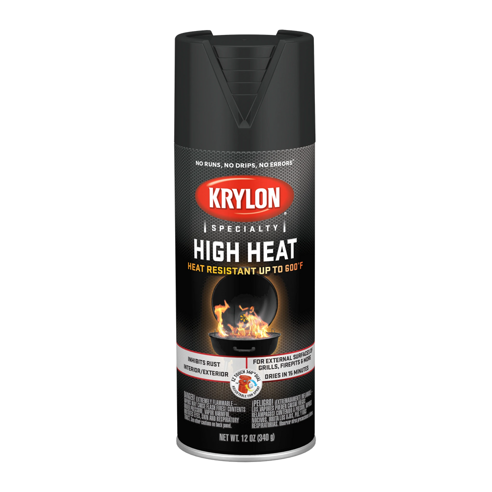 Krylon Specialty High Heat - Satin Black