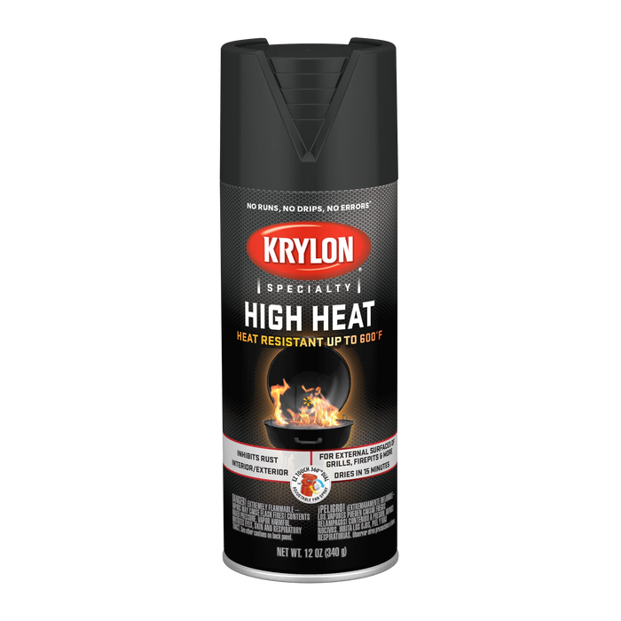 Krylon Specialty High Heat - Satin Black