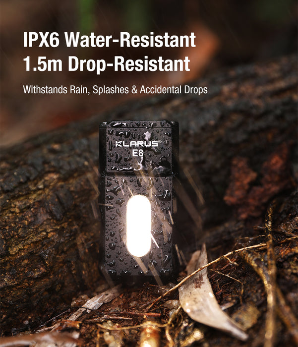 Klarus E8 EDC Flashlight - 1000LM - OD