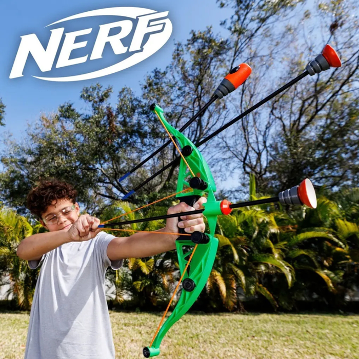 Nerf Power Bow & Arrow - 3 Arrows + Target