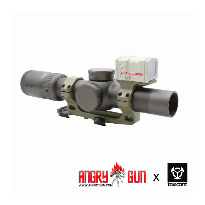 Angry Gun x Toxicant RZ HD3 1-10 x 24 FFP Scope - FDE