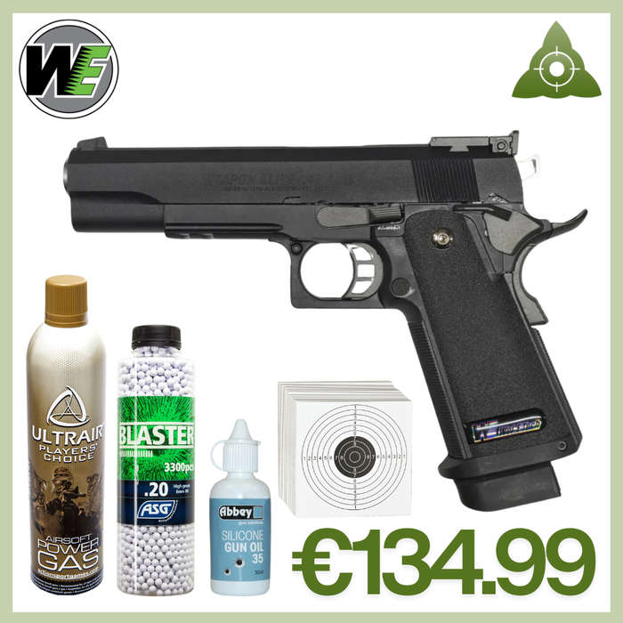 WE Hi Capa 5.1 R GBB - Pistol Bundle