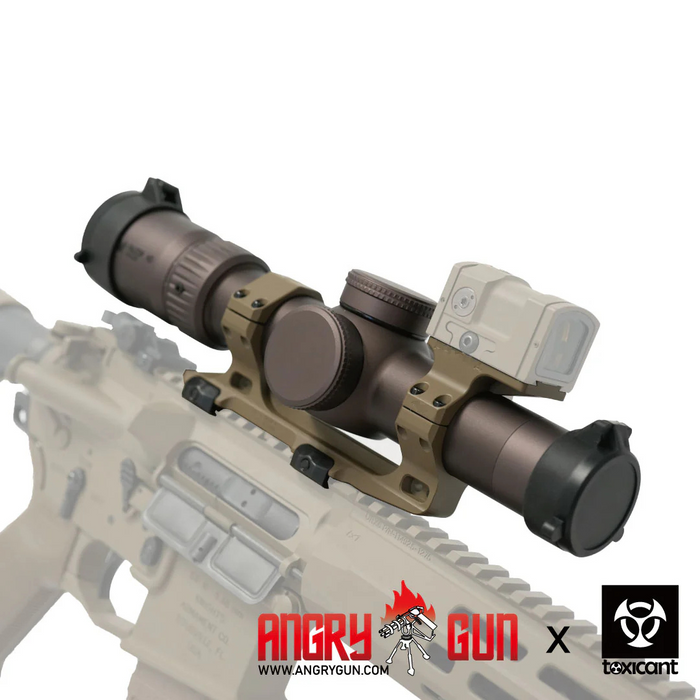 Angry Gun x Toxicant RZ HD3 1-10 x 24 FFP Scope - FDE