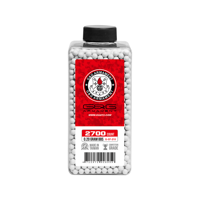 G&G Perfect BBs 0.2g 2700 BBs in Bottle