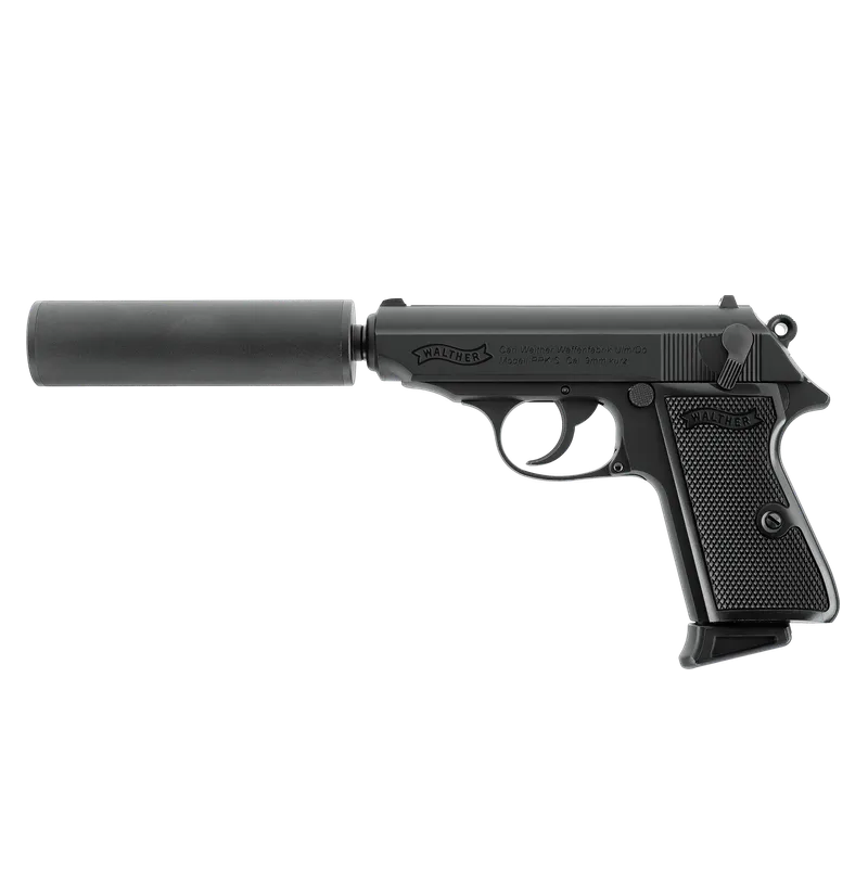 Umarex Walther PPK/S & Silencer Kit - Black — AirsoftEire