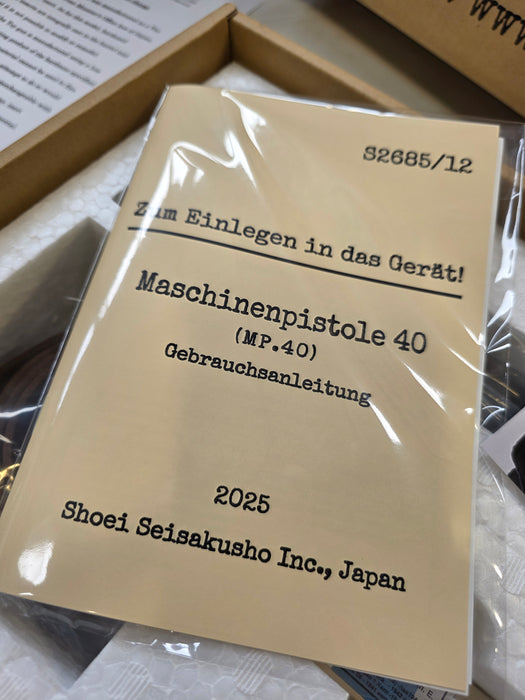 *PRE-ORDER* - Shoei Seisakusho MP40 - Batch 2 - December 2026