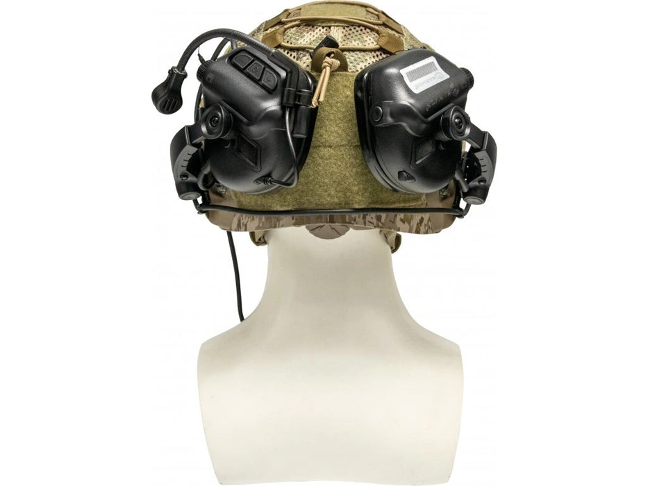 Earmor M32X Tactical Headset With ARC Helmet Adapters - Coyote Brown