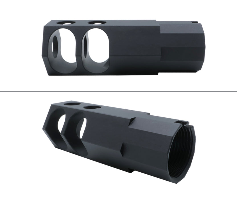 Wii Tech DTK-3M Style Muzzle Brake - Black