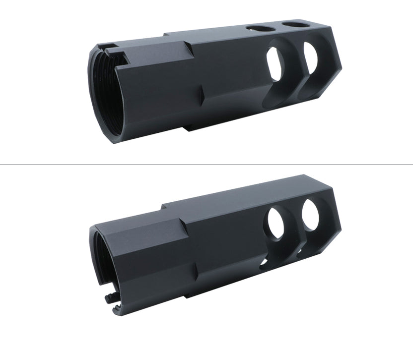 Wii Tech DTK-3M Style Muzzle Brake - Black