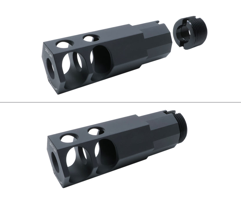 Wii Tech DTK-3M Style Muzzle Brake - Black