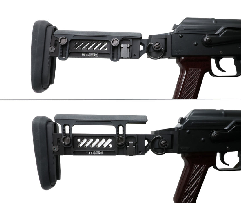 Wii Tech CNC PT-5 Ext. Folding Stock - Tokyo Marui AKM