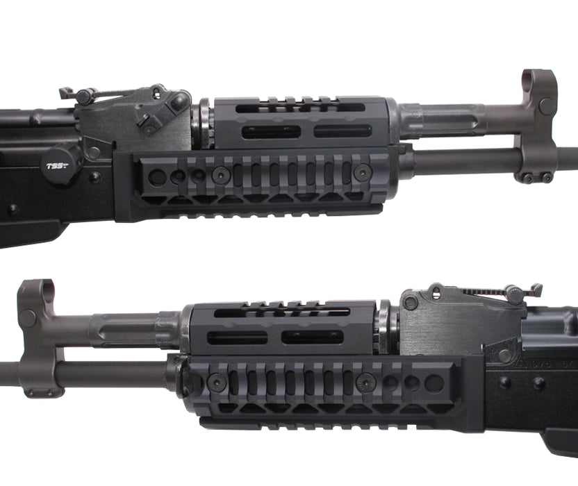 Wii Tech 6" Alpha Aluminium Quad Rail Handguard for AKM GBBR