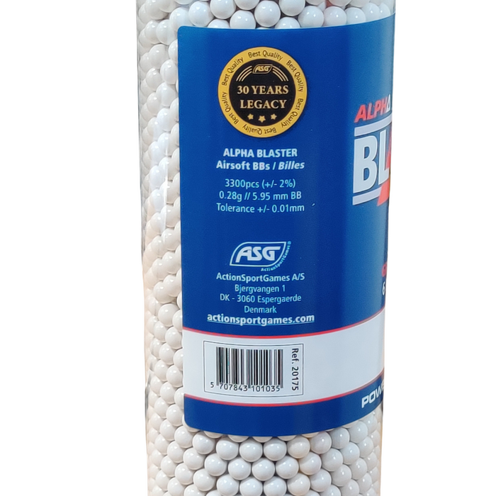 ASG Alpha Blaster 0.28g 3300 BBs in Bottle