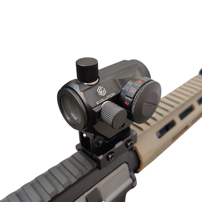 Evolution Recon 10" Carbontech Rifle - w/Optic - Tan & Black