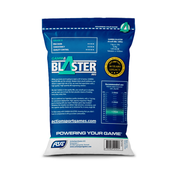 ASG Gamma Blaster 0.2g BB - 1kg Bag (5000 BBs)