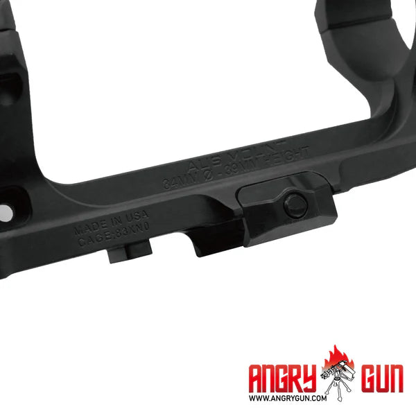 Angry Gun AUS style 34mm 1.54" Scope Mount - Black