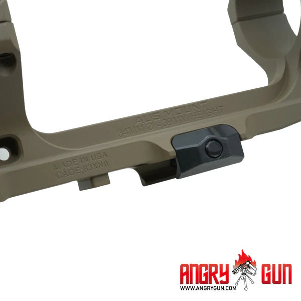 Angry Gun AUS style 34mm 1.54" Scope Mount - FDE