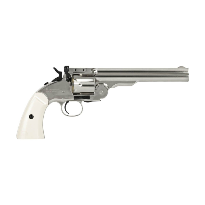 ASG 6" Schofield - Silver & Ivory Grip
