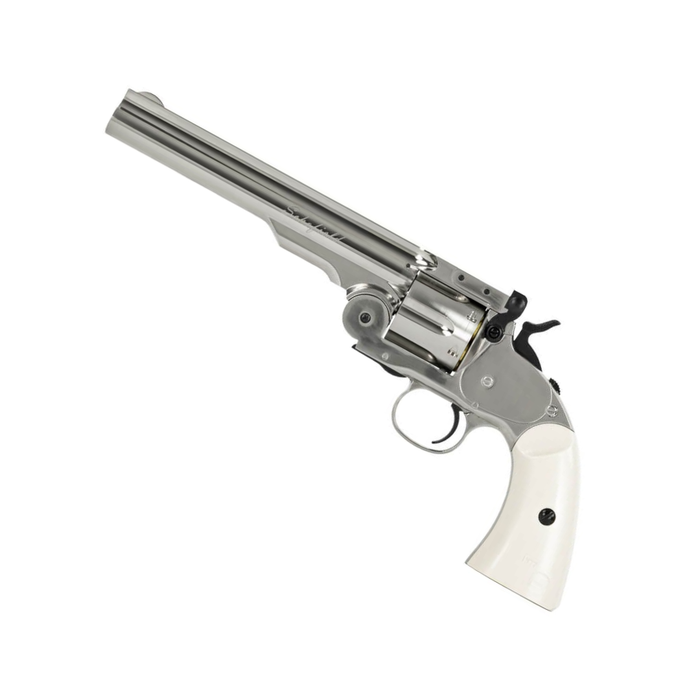 ASG 6" Schofield - Silver & Ivory Grip