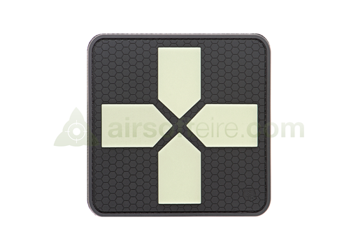 JTG 3D Rubber 100mm Large Medic Patch - Glow in the Dark