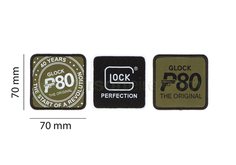 Glock Patches Set - 3 Pack