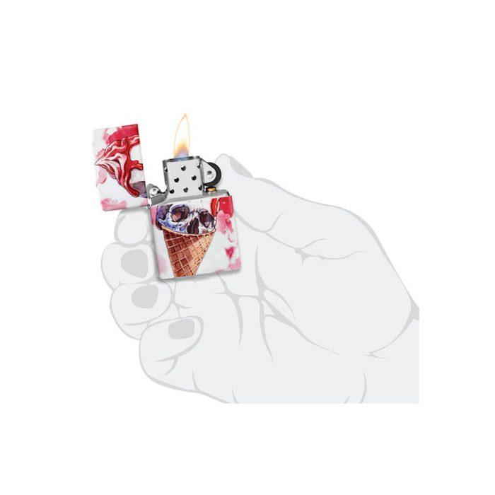 Zippo Goth Ice Cream Skulls - 60007479