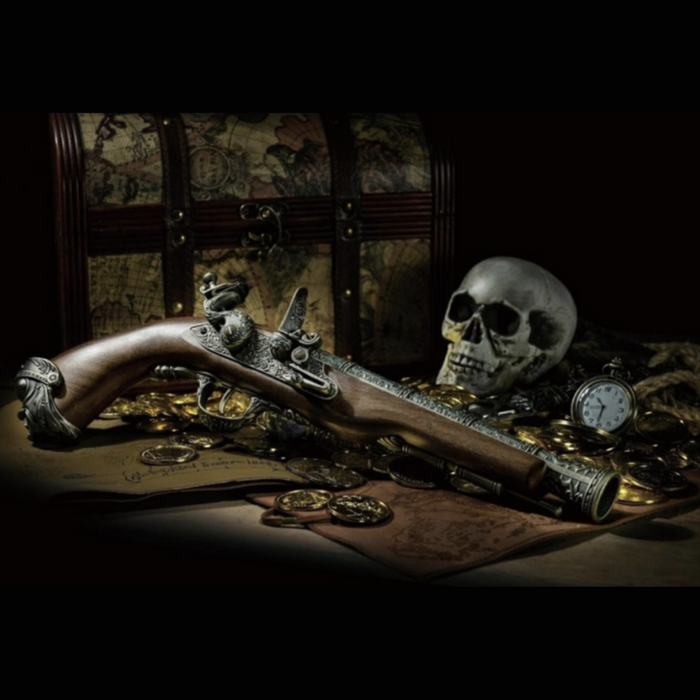 HFC Pirate Flintlock Pistol - Gas