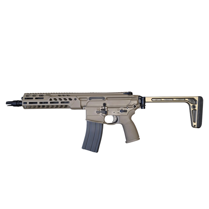 Salvo Precision MCX Spear 10.5 LTCSAW GBBR & Case - Tan