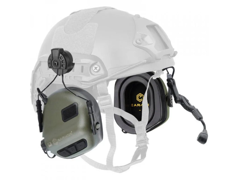 Earmor M32H Plus Communication & Hearing Protector - Foliage Green
