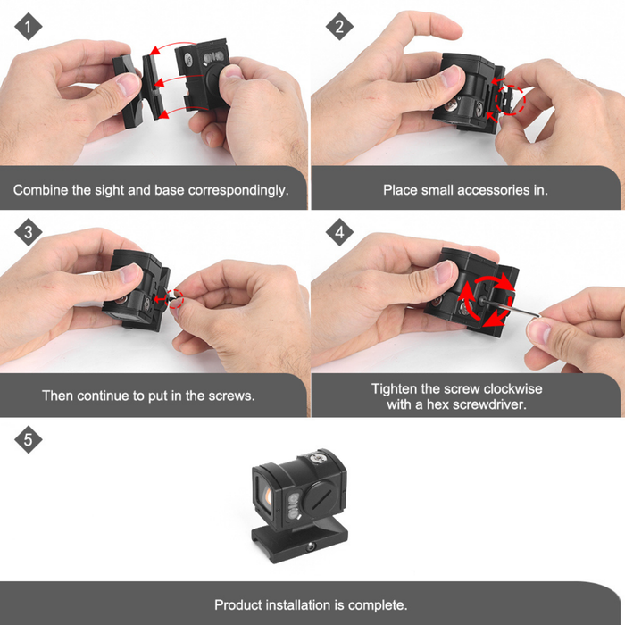 AIM-O ACRO P-2 Red Dot - Black