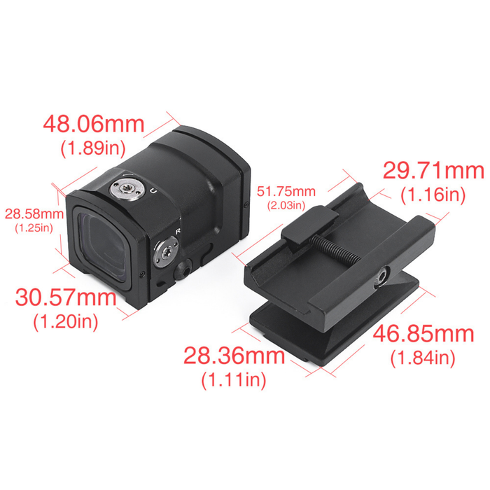 AIM-O ACRO P-2 Red Dot - Black