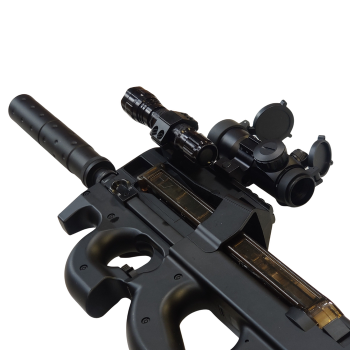Double Bell P90 - w/ Scope, Torch & Suppressor