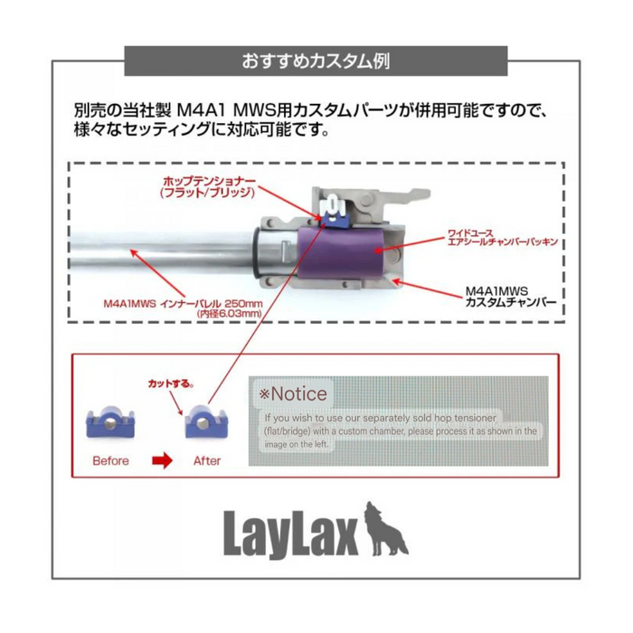 Laylax M4A1 MWS Custom Chamber Hop Up Unit