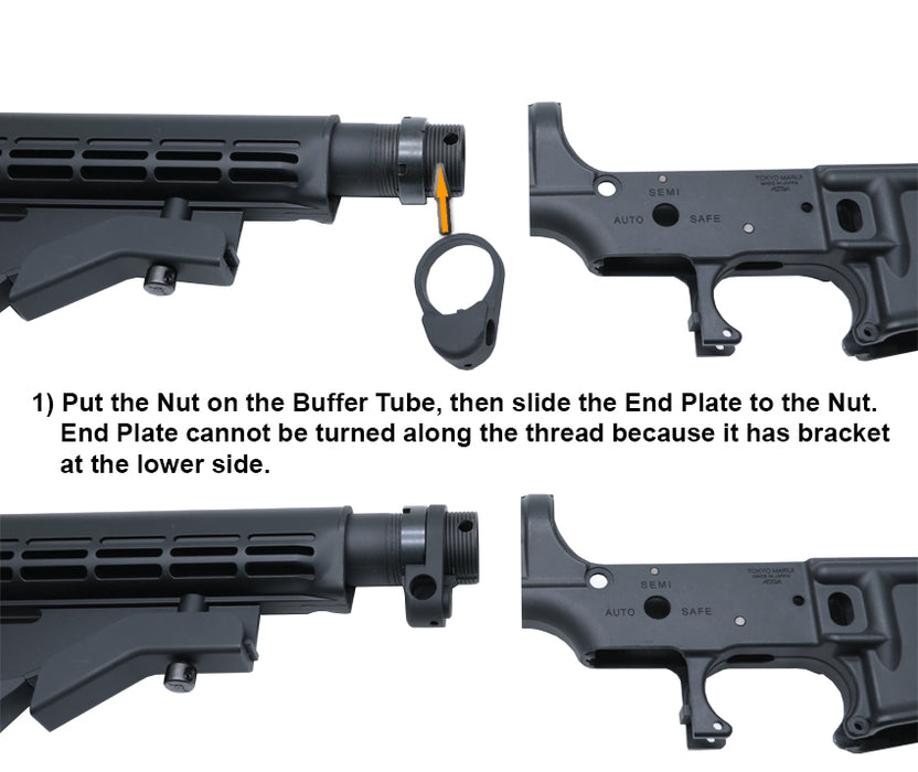 Wii Tech CNC KAC Style Sling Mount Kit - Tokyo Marui EVOLT