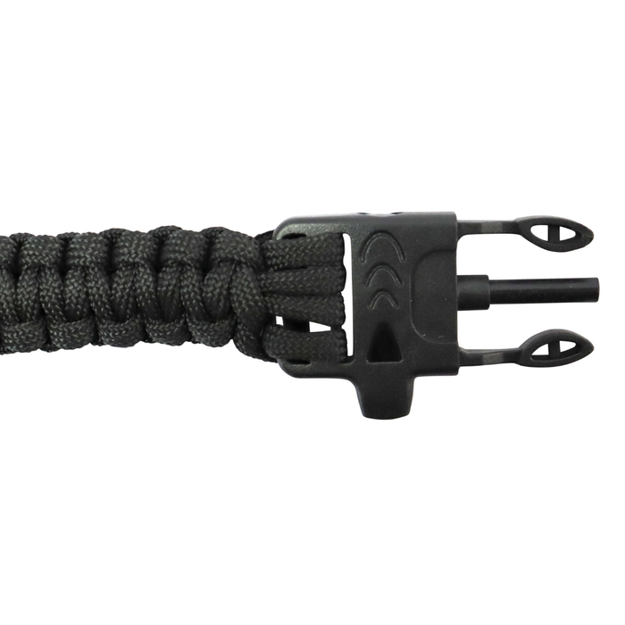 KombatUK Paracord Survival Bracelet - Black